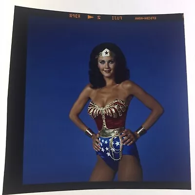 Wonder Woman Lynda Carter Slide Transparency Medium Format 120 6 X 6 Cm DC WB • $981