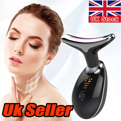 Micro-Glow Portable HandsetNeck Face Firming Wrinkle Removal Tool UK • £11.46