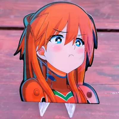 $7.99 • Buy Asuka Rei Neon Genesis Evangelion 3D Lenticular Motion Car Sticker Decal Peeker