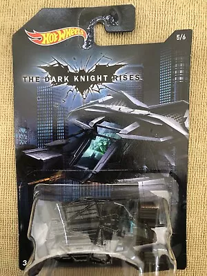 Mattel Hot Wheels Batman Collection #5/6 The Dark Knight Rises The Bat 2014 New • £10