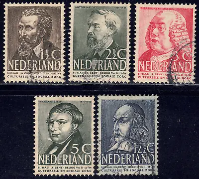 1939 Netherlands SC# B113-B117 - Matthijs Maris - Anton Mauve - 5 Differ. - Used • $5.23