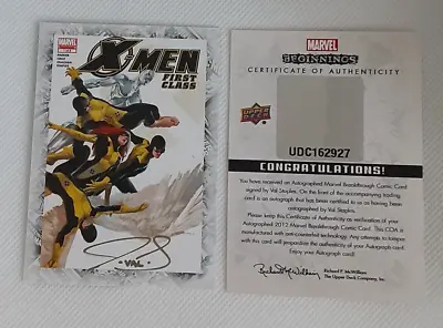 Marvel Beginnings Val Staples Autograph Breakthrough Card Auto  X-men • $49.99