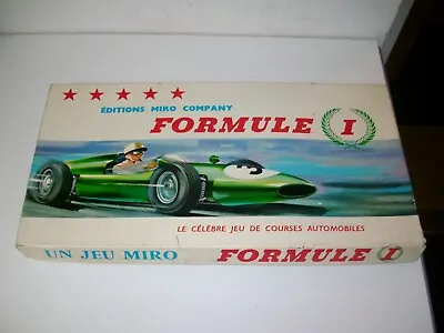 £29.13 • Buy Vintage Formula 1 Boardgame Miro Company France In Box Near Complete RARE 1966