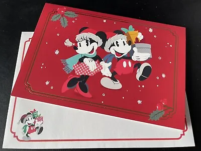 Disney Christmas Card Hallmark Mickey Mouse New • £3.99