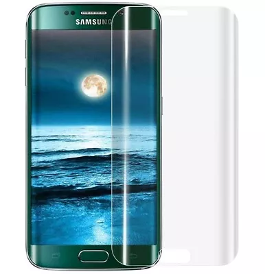 For SAMSUNG GALAXY S6 EDGE FULL COVER TEMPERED GLASS SCREEN PROTECTOR GENUINE • $12.29