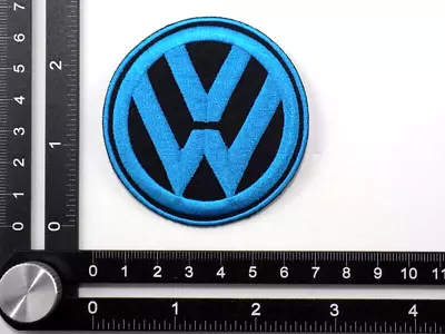 Vw Embroidered Patch Iron/sew On ~2-1/2  Volkswagen Motor Sport Rally Wrc Dakar • $6.99