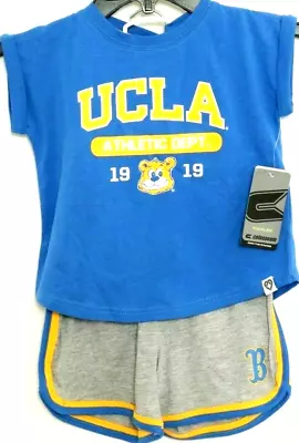 UCLA Bruins Colosseum Short Sleeve Shirt & Shorts Matching Set Toddler Girls 3T • $25.47