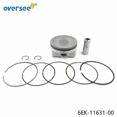 6EK-11631-00-93 PISTON (STD) & Ring 6EK-11603 For Yamaha Outboard 4T F 115HP VF • $48.16