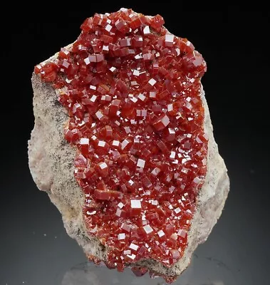 VANADINITE - Red Crystals On Matrix - MOROCCO /as632 • $14.90