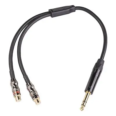 £9.37 • Buy Audio Cable Y Splitter For DVD Player HiFi Stereo System DJ Controller Mixer