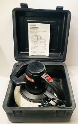 $29.95 • Buy CRAFTSMAN 10  BUFFER POLISHER MODEL 319.10626 Case Extras Manual Tested & Works