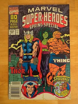 Marvel Super Heroes Spring Special 1991 Newsstand (FN/VF) • $4