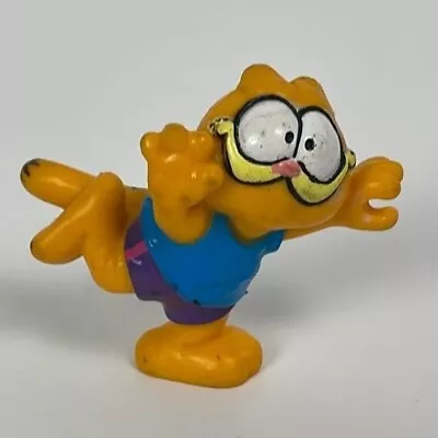Garfield Running 2 Inch Figure Vintage 1980s • $6.66