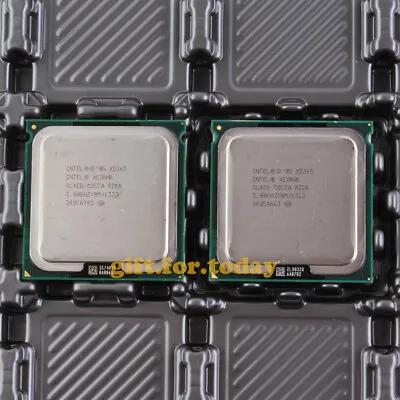 Lot Of 2 Pcs Original Intel Xeon 5300 X5365 3.0GHz Quad-Core Processor CPU • $54