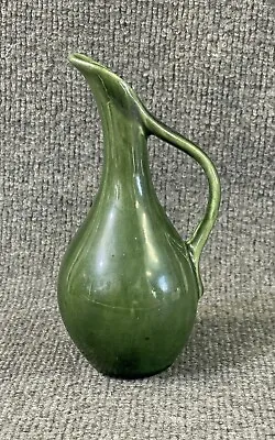 Vintage Van Briggle Pottery Colorado Springs Pitcher Vase 7” Moss Green • $18.95