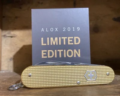  Victorinox 2019 Cadet Gold Alox Knife New • $202.02