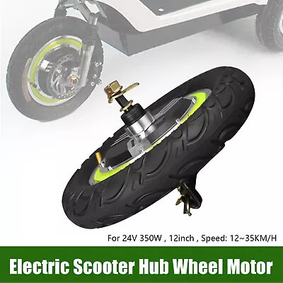 Electric Bike Hub Motor Kit Brushless Motor Scooter12 Wheel 24V 350W • $51