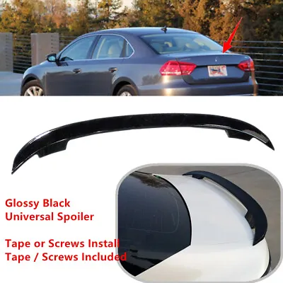 Fit For VW Passat 2012-2015 Black Trim Rear Trunk Spoiler Sport Wing Universal • $69.81