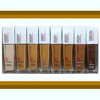 LOT OF 2 Maybelline SuperStay Foundation 24 Hour Full Coverage CHOOSE YOUR SHADE • $18.49