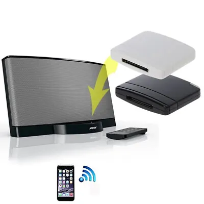 Bluetooth-compatible Music Audio 30Pin Receiver Adapter Speaker For I Phone FM • $3.48