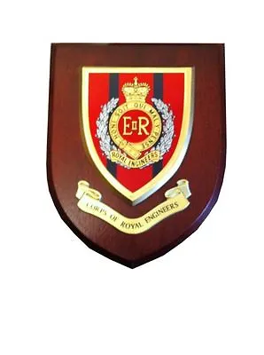 Royal Engineers Military Shield Wall Plaque • £21.99