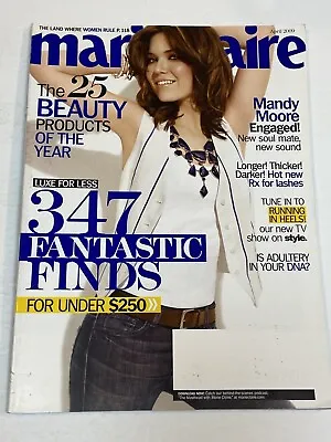 Marie Claire Magazine Apr 2009 Mandy Moore Engaged Krysten Ritter May Lin Lashes • $9.99