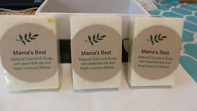  Natural Home Made Coconut  Soap - 4oz • £4.63