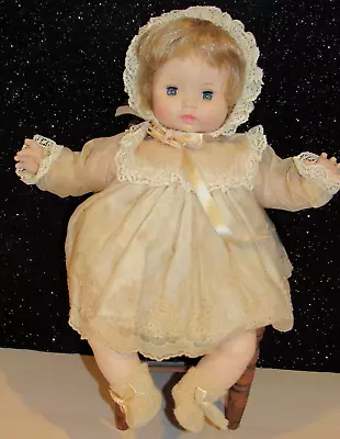 Vintage 1969 Effanbee Sweetie Pie Baby Doll W/Original Outfit #9469 16  EUC • $26.99