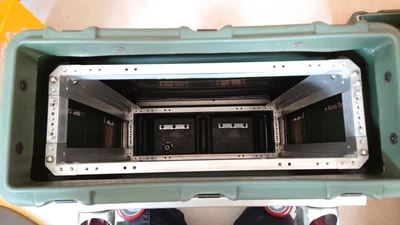 £199 • Buy 3U 19  Rack Case, Wheels, Handles, Military, Shock Mounts,  HARDIGG