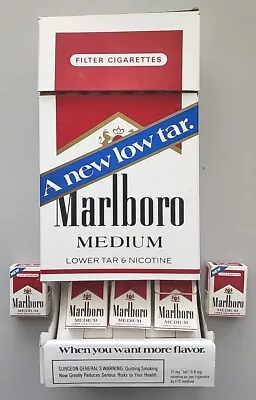 Vintage Marlboro Display Box Wood Stick Matches Flip Top Lot Of 5 Boxes PB138 • $89.99