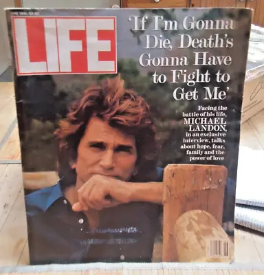 Michael Landon Cover Story June 1991 Vintage Life Magazine • $12.67