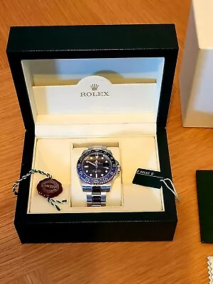 $28900 • Buy Rolex GMT-Master II Batman Black And Blue Watch - 116710BLNR