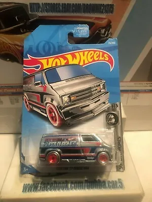 🌟2019 Hot Wheels Custom '77 Dodge Van #23/250 Super Chromes #4/5🌟 • $2.50