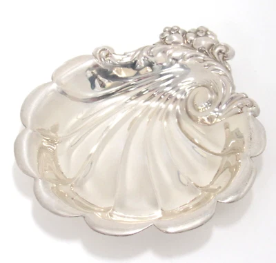 $29.99 • Buy Vintage Lunt Nut Shell Dish Coaster Bowl Eloquence Sterling Silver No Monogram
