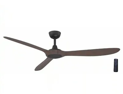 Home Decorators Tager 60 In. Smart Indoor/Outdoor Black Ceiling Fan With Remote • $154.99