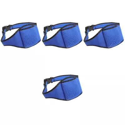  4 Count Running Waist Belt For Phone Mic Bag Microphone Storage • £22.69