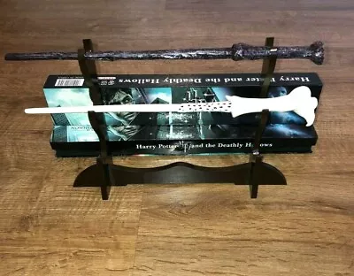 £8.99 • Buy  Wood 3 Tier Wizarding Wand Display Stand Wizard Harry Potter  Magic 