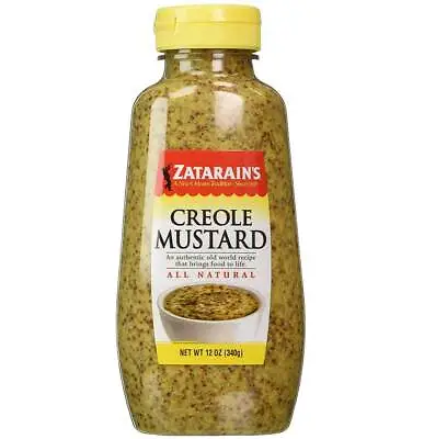 Zatarains Creole Mustard Squeeze Bottle All Natural - 12 Oz - Pack Of 2 • $15.01
