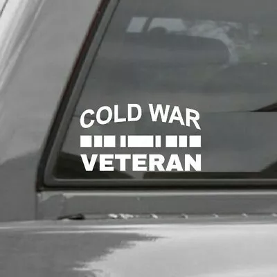 Cold War Veteran Vinyl Window Decal Sticker • $3.50