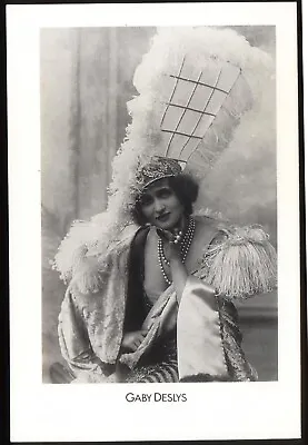 Modern Postcard: Actress GABY DESLYS (Ref: J Gardiner Postcards). Free UK P&p • £3.25