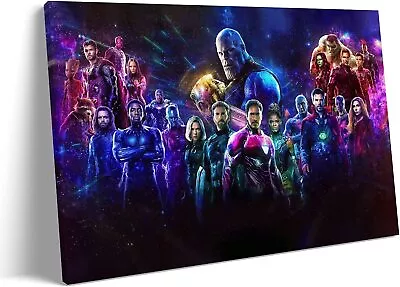 Avengers Movie Canvas Poster Series Modern Home Living Room Decorative Art Wall • $14.90