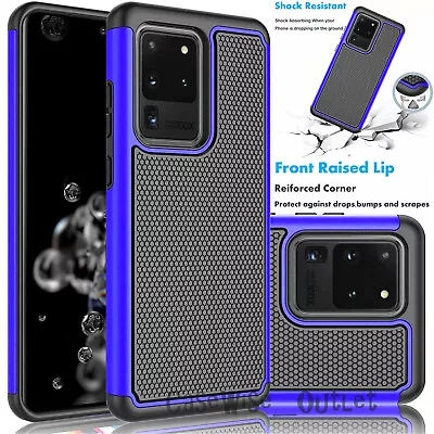 Shockproof Rugged Tough Samsung Galaxy Case Cover S20 Plus S10 S9 S8 S7 Edge S6 • £3.99