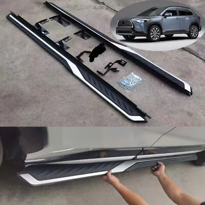 Fits For Toyota Corolla Cross 2021 2022 Running Board Side Step Nerf Bar Stairs • $590.14