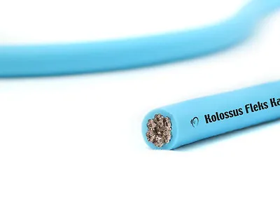 KnuKonceptz Kolossus Kandy Power Wire 4 Gauge Neon Blue 2058 Strands OFC AWG • $1.95
