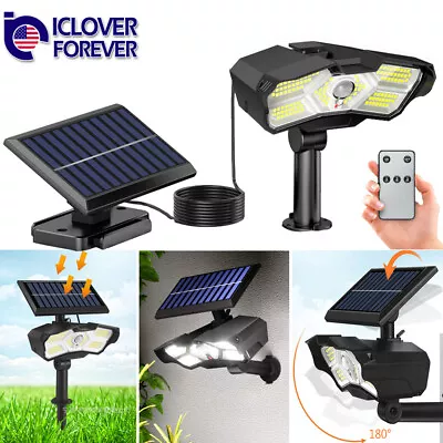 Solar Motion Sensor Light Flood Outdoor Waterproof Garden Yard Stree LED Lamp • $24.99