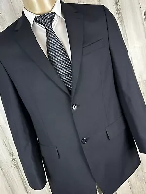 IZOD Sport Coat Blazer Jacket Mens Size 40L Navy Blue Pinstripe [A-1980] • $65.64