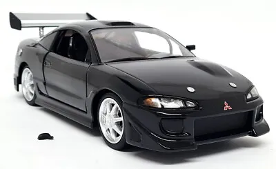 Greenlight 1/18 - 1995 Mitsubishi Eclipse Black Diecast Model Car Mirror • $114.38