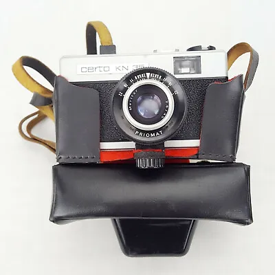 $79 • Buy CERTO KN35 Priomat F2.8 45mm Vintage Viewfinder 35mm Film Camera Hot Shoe W/Case