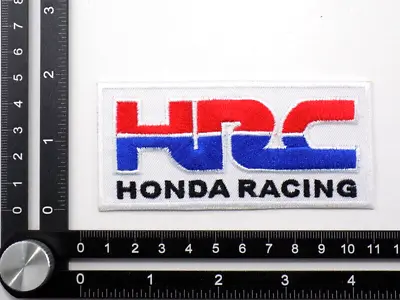 HRC HONDA RACING EMBROIDERED PATCH IRON/SEW ON ~4-1/8 X 1-7/8  MOTORCYCLES F1 DÜ • $6.99