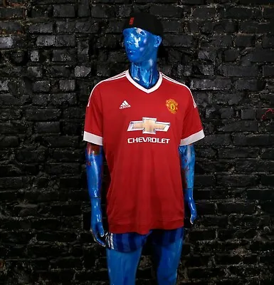 Manchester United Home Football Shirt 2015 - 2016 Adidas AC1414 Mens Size 2XL • $24.65